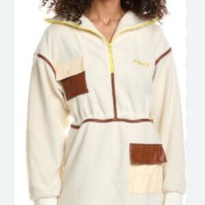 STAUD Timber Fleece Sweatshirt Dress – Medium